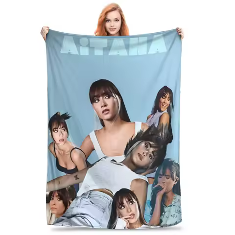 Aitana Ultra Soft Flannel All Season Sofa Throw Lightweight Fleece For Bedspread Home Travel Decor