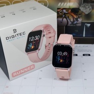 jam tangan digitec runner smartwatch multifungsi original - pink