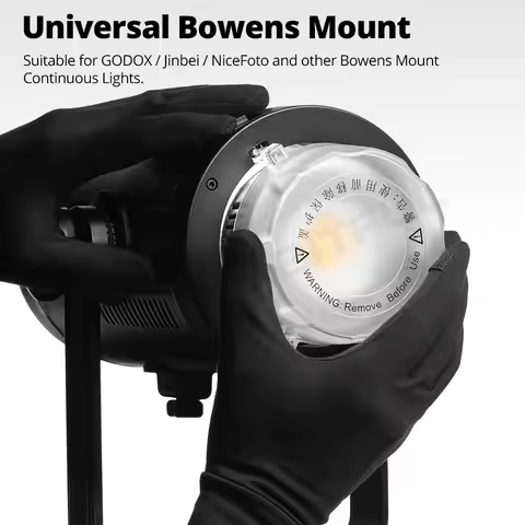 Godox Cover Protector Cap for Godox NiceFoto Jinbei Bowens Mount SL/FV/FL/UL/SZ Series LED Video Lig