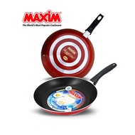 Teflon MAXIM Valentino Wajan Penggorengan Anti Lengket Wajan Teflon Maxim Uk 12cm sampai 26cm