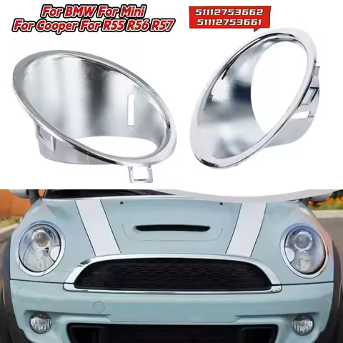 For BMW Front Left/Right Fog Light Lamp Ring Cover For Mini For Cooper For R55 R56 R57 07-11 5111275
