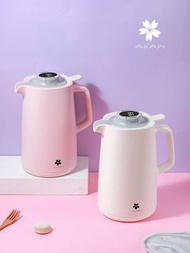 日本AKAW智能保溫壺家用水壺玻璃內膽熱水瓶1500ML（預訂）