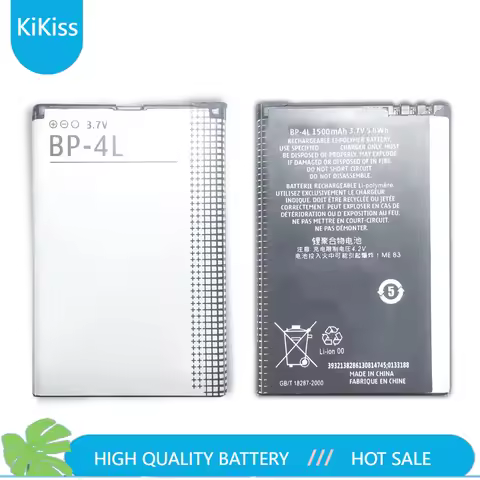 Smart Phone 3.7V 1500mAh Battery BP-4L For Nokia E61i E52 E55 E6 E63 E71 E72 E73 E90 E95 6650F 6650T