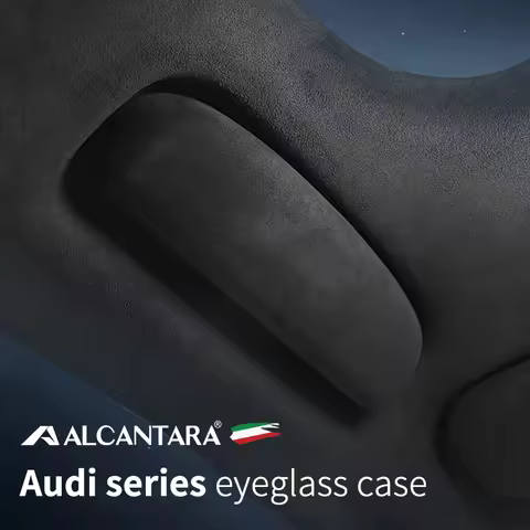 Car eyewear case box sunglasses holder suede F For Audi sline A3 A4 A5 A6 S7 A8 S3 S4 S5 S6 S7 S8 Q3