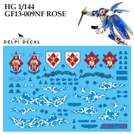 [DELPI DECAL] 385  HG 1/144 GF13-009NF ROSE GUNDAM WATER SLIDE