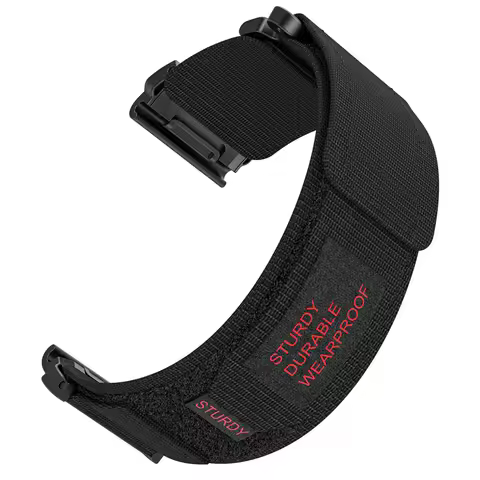 QuickFit 22 26mm Nylon Watch Band for Garmin Fenix 8 Pro Fenix8 E 7 7X/Epix 2 Pro/Forerunner 970 965