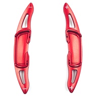 อลูมิเนียมพวงมาลัย Paddle ส่วนขยายเกียร์ครอบคลุม2ชิ้น (สีแดง) สำหรับ Mazda 3 6 Axela Atenza CX-3 CX-5 MX-5 CX-9