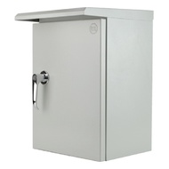 ตู้เหล็กกันน้ำมีหลังคา KBSW 9004 ขนาด 440x610x230 mm. K