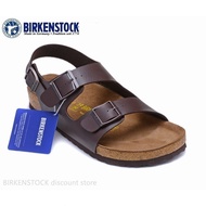 Birkenstock Milano women's classic men's slippers Brown 34-46