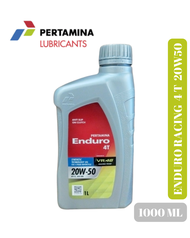 Oli Enduro Racing 4T 10W40 1000 ML 100% ORIGINAL Oli Pertamina Supra X Satria Rx king Jupiter mx dll