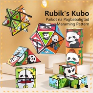 Lakoe 3D Panda Magic Cube Rubik's Cube 3D Panda Versatile Rubik's Cube Folding Puzzle Toy