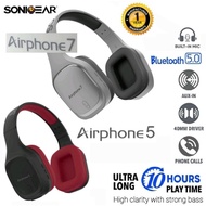 SonicGear Airphone 5 / 7 (High Clarity With Strong Bass) Bluetooth 5.0 Headphone with Mic For Smart 