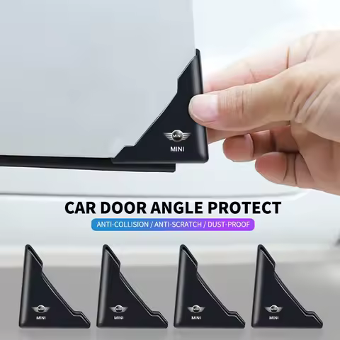 2pcs Car Door Corner Anti-collision Protection Sticker For MINI E90 COOPER S JCW R55 R56 R60 R61 F54