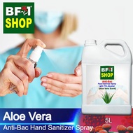 Antibacterial Hand Sanitizer Spray with 75% Alcohol (ABHSS) - Aloe Vera - 5L