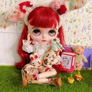日光小巷手創品可愛兔兔裝 blythe 小布娃衣 Holala娃衣