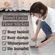🔥🔥Modern Wood Grain Vinyl Floor Sticker Waterproof Anti-slip Kitchen Bedroom Home DIY Self Adhesive Peel Tikar Getah🔥🔥