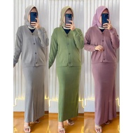 ASKA.ID- FRISNA KNIT SKIRT SET PREMIUM COLLECTION SUIT