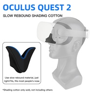 สำหรับ Oculus Quest 2แผ่นจมูก2แพ็คแผ่นซิลิโคนรองจมูกบังแดดป้องกันการรั่วผ้าปิดตายืนสำหรับ Oculus Quest 2 VR Accessories