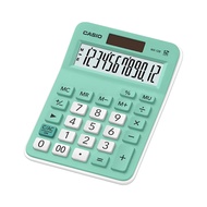Casio Calculator เครื่องคิดเลข  คาสิโอ รุ่น  MX-12B-WE แบบตั้งโต๊ะสีสัน ขนาดกะทัดรัด 12 หลัก สีขาว