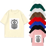 tshirt Unisex elasticity Zentangle Owl Art T-Shirt