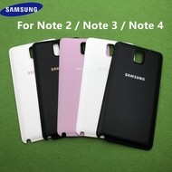 Original Phone Rear Battery Door For Samsung Galaxy Note 3 N9005 N900 Note 4 N910 Note 2 N7100 Housing Back Cover