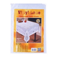 Dolphin Collection Vinyl Lace Tablecloth 36x36" Square (2 pcs)