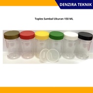 150ml Sambal Jar +/ Sambal 150g Clear Jar/ Clear Jar with Inner Lid 150ml