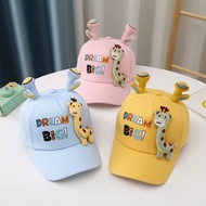Giraffe Pattern Hat/ Giraffe Kids Hat Unisex Kids Baseball Hat Cool Kids Hat/ Kids Hat