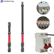 WOW] 65-110mm Magnetic Special Slotted Cross Screwdriver Bit for Electrician FPH2 Red [Ready Stock]