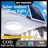 ไฟเพดาน Solar Light LED โคมไฟห้องนอน ไฟติดเพดาน โคมไฟเพดานกลม โคมไฟติดเพดาน ไฟโซล่าเซล ไฟ โซล่าเซลล์ led พลังงาน 60W 100W 200W 300W 500W