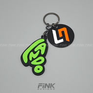 Rlando Norris F1 Driver Logo Keychain Pendant Racing Driver Badge Automobile Interior Decoration Per