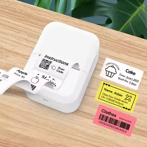 X2 Adhesive Label Printer Similar as B21 B1 M110 Marklife P50 E210 Label Machine Inkless Thermal Lab