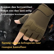 Tactical gloves half finger exercise fitness protective cycling fitness gloves outdoor mountain clim