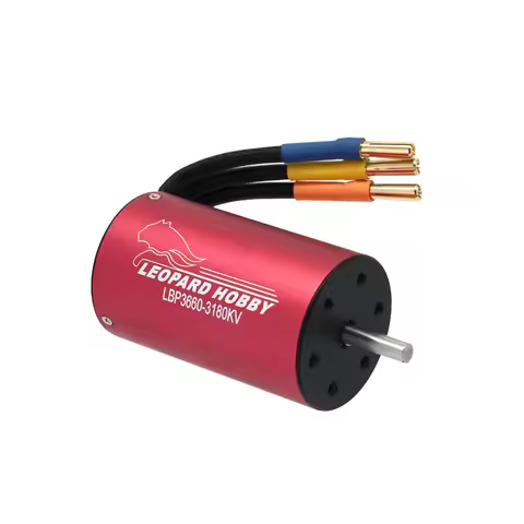 Leopard Hobby 3660 5.0mm Shaft 4650KV 3800KV 3180KV 2700KV Waterproof Brushless Motor For 1:10 Rc Ca