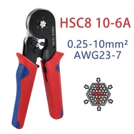 Crimping Pliers Tubular Terminal Hand Tools HSC8 6-4A Electrical Mini compression Wire crimper plier set