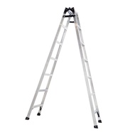 HY-JD Stable Ladder Aluminium Alloy Herringbone Ladder Double-Sided Seven-Step Ladder2.1M Foldable Dual-Purpose Folding
