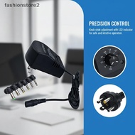 [fsh] 1 Set Multi Voltage AC220V TO DC3V 4.5V 6V 7.5V 9V 12V EU US Converter Adapter Plug Adjustable