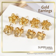 Women Stud Earing Emas 916 Korea Golden Plated Subang Anting- Anting Emas Bangkok Asesories Fashion Dewasa