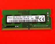 SK Hynix海力士4G DDR4-2400T SODIMM筆電記憶體HMA851S6CJR6N-UH