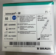 BBRAUN Introcan IV Catheter  with WING