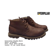 Caterpillar Chukka Work Boots P730878 Leather Brown Size 42