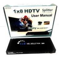 SHIVETECH HDMI 8WAY SPLITTER 1x8