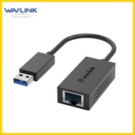 WAVLINK USB3.0 Gigabit Ethernet Adapter USB 3.0 Type-A to 1000Mbps Network RJ45 LAN Converter Jumbo 
