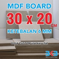 MDF BOARD MDF BOARD/ PLYWOOD/ MULTIPLEK/ PLYWOOD 6 MM size 30 x 20 cm