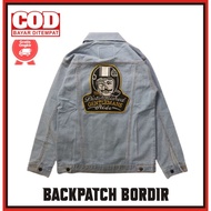 Patch Bordir Besar Emblem Bordir Backpatch Jaket Punggung The