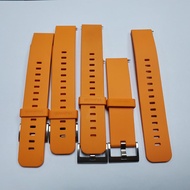 原裝 華為 18mm  Watch 橙色 矽膠 細碼錶帶 band For Huawei Fit / S1 / Nokia withing steel 36mm