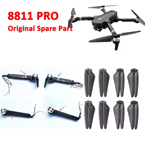 8811PRO 8811 PRO GPS Drone Repair Spare Part Motor Arm Front Rear Arm Propeller Blade Wing Rotor Par