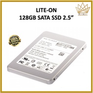 HIGH SPEED - LITE-ON 128GB SATA SSD 2.5" for LAPTOP and NOTEBOOK / SLIM SOLID STATE DRIVE FOR LAPTOP / REFURBISHED