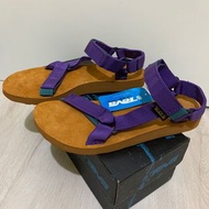 ［全新］Teva 經典 織帶涼鞋  麂皮 紫 附盒