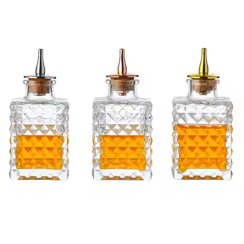 100ml Glass Spray Bitter Dropper Bottle Lead Free Bar Tool Accessory